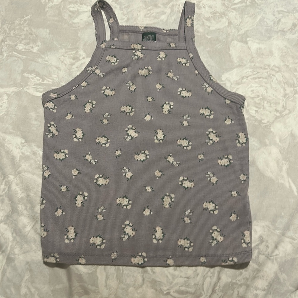 Purple Floral Target Top